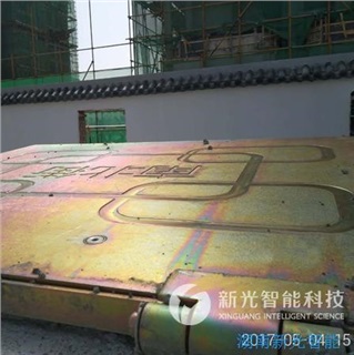 【管廊智能井盖案例】北京市政南北街综合管廊智能自动液压井盖现场1